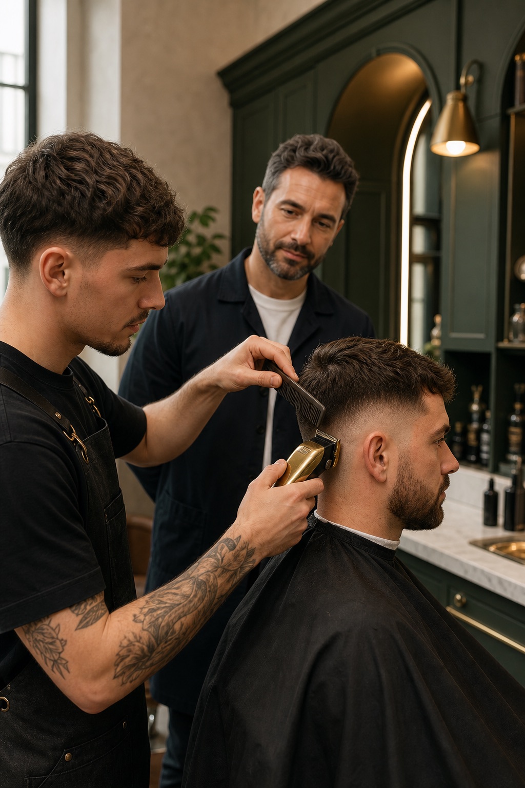 Illustrative practical barbering training